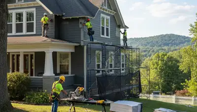 Knoxville, TN siding installation by vinyl siding contractors for a home exterior upgrade