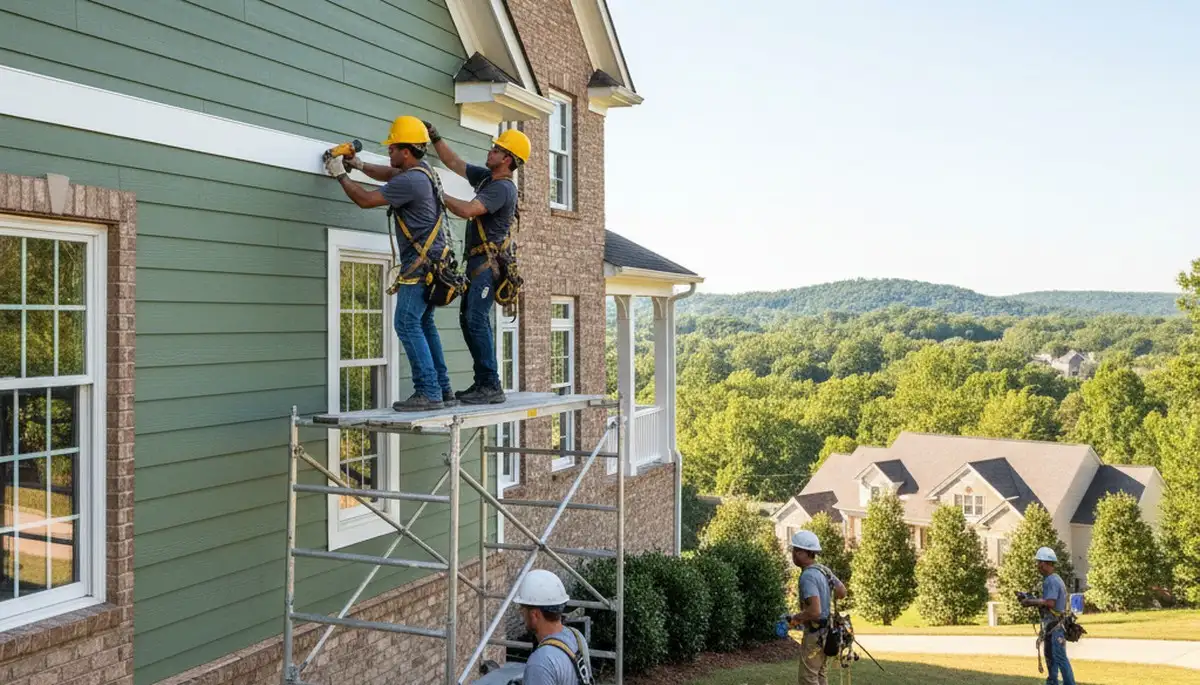 Knoxville, TN siding company exterior for vinyl siding installation and replacement services