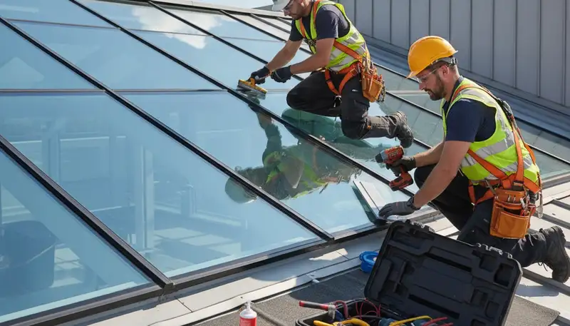 Knoxville, TN skylight repair by FX Remodeling & Exteriors for leaks, cracked glass, and worn seals