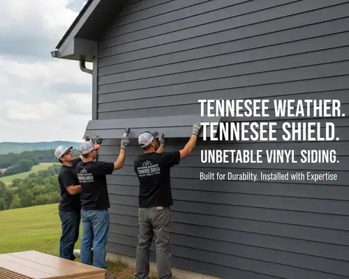 Vinyl siding designed for Tennessee weather in Knoxville, TN